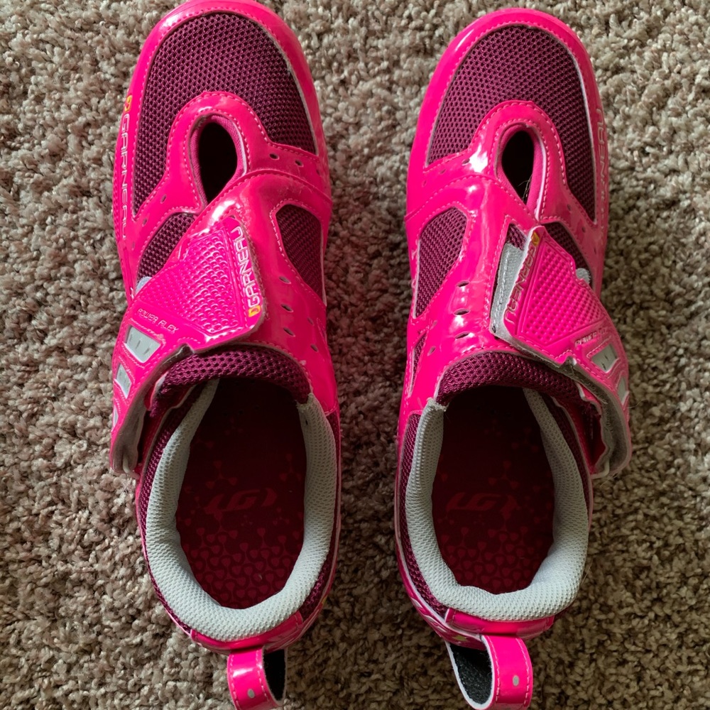 Garneau tri / cycling shoes like new sz 9.5/41